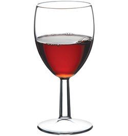Saxon wijnglas getemperd 250ml Ø68/75xH155mm