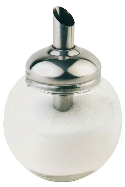 Suikerstrooier glas 150 ml H120mm