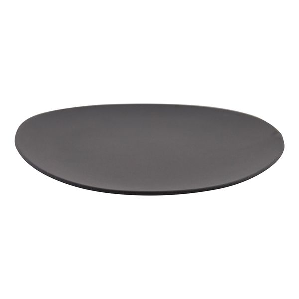 Cookplay Shell Line plat bord mat zwart 27.5x28.5x2.5cm