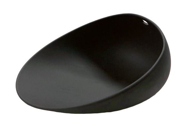 Cookplay Jomon L bowl mat zwart 18x14x9cm